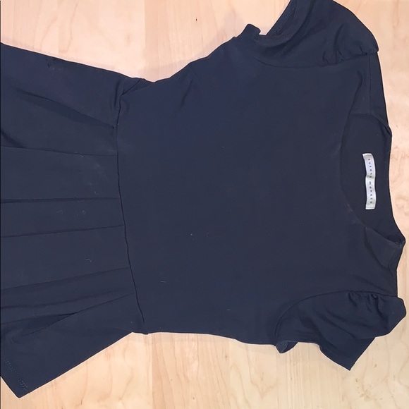 Susana Monaco grey jersey peplum top. - Picture 1 of 2